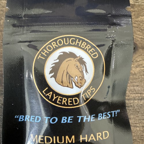 Thoroughbred layered cue tips - layered,