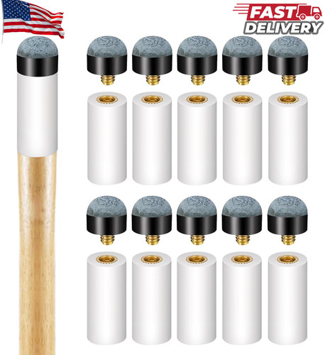 Sets screw pool cue tips - 10,
